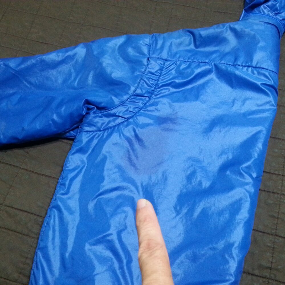 Vintage Izod Lacoste Jacket Puffer Bomber Hooded Men's Large Winter 80's 70's - Picture 5 of 16